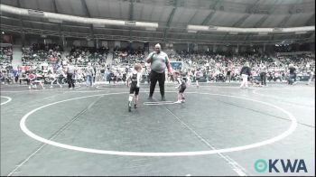 37 lbs Consi Of 8 #2 - Baxter Sellers, Salina Wrestling Club vs Jaxson Cartwright, Midwest City Bombers Youth Wrestling Club