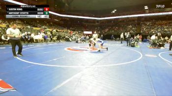 126 Class 4 lbs Cons. Round 1 - Justin King, Grain Valley vs Anthony Stotts, Neosho