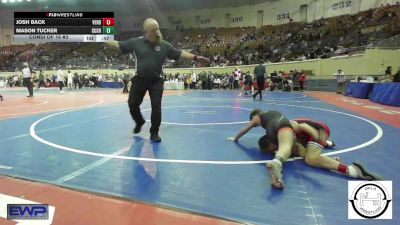 88 lbs Consi Of 16 #2 - Josh Back, Verdigris vs Mason Tucker, Cushing