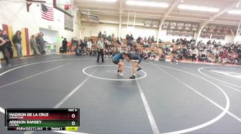 145 lbs Champ. Round 2 - Addison Ramsey, Casteel vs Madison De La Cruz, Snowflake