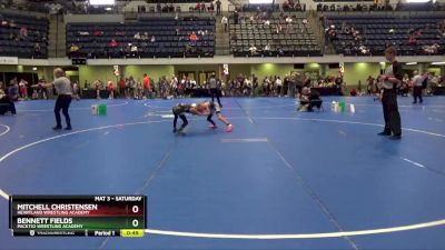 65 lbs Cons. Round 5 - Mitchell Christensen, Heartland Wrestling Academy vs Bennett Fields, PACK732 Wrestling Academy