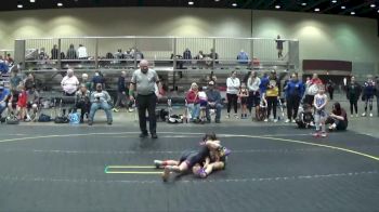 52 lbs Round 2 - Remi Pedroza, NBWC vs Stella Grayer, Junior Panther Wrestling Club