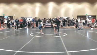 53 lbs Champ. Round 3 - Brayden Trujillo, Drillmasters vs Jett Guffey, Buffalo Valley WC