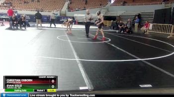 D1-113 lbs Champ. Round 1 - Christian Osborn, Mountain Ridge vs Evan Soliz, Corona Del Sol