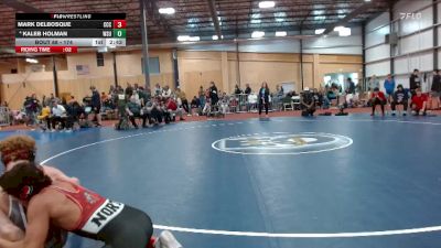 174 lbs Champ. Round 2 - Mark DelBosque, Clackamas Community College vs Kaleb Holman, Washington State University