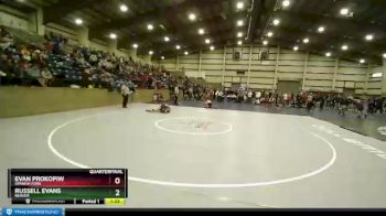 138 lbs Quarterfinal - Russell Evans, Beaver vs Evan Prokopiw, Spanish Fork
