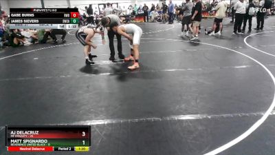 144 lbs Semis (4 Team) - James Sievers, Storm Wrestling Center A vs Gabe Burns, RWA Black