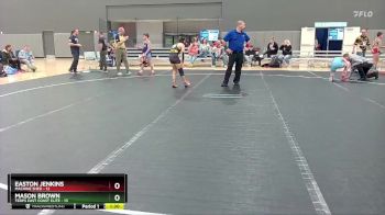 92 lbs Round 8 (10 Team) - Easton Jenkins, Machine Shed vs Mason Brown, Terps East Coast Elite