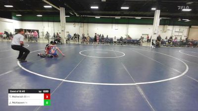 95 lbs Consi Of 16 #2 - Tony Mohwish III, WV vs Jp McKeown, PA