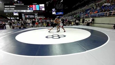 165 lbs Cons. Rd Of 32 - Diego Ibarra, AZ vs Brody Foss, OR