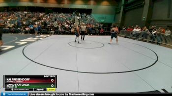 215 lbs Champ. Round 3 - David Faatoalia, Madison HS vs Kai Preisendorf, Redwood -Visalia