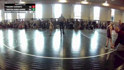 43 lbs Champ. Round 1 - Weston James Harris, Reaper Wrestling Club vs Vincent Cardente, Poquoson Athletic Association