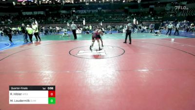 120 lbs Quarterfinal - River Hibler, Apex vs Micah Loudermilk, Olympic