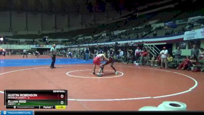 157 lbs Semis (4 Team) - Austin Robenson, Franklin County vs Elijah Reid, Liberty