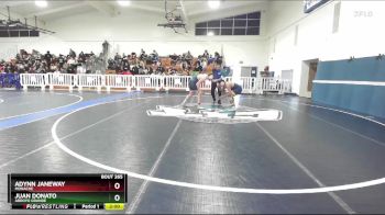 157 lbs Champ. Round 1 - Adynn Janeway, Monache vs Juan Donato, Arroyo Grande