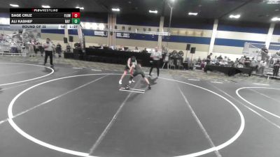 88 lbs Round Of 32 - Sage Cruz, Flow Academy HI vs Ali Kashef, Bay Area Dragons WC