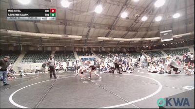 92 lbs Consolation - Mac Still, Sperry Wrestling Club vs Ashlynn Clark, Team Nomad