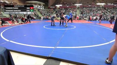 160 lbs Cons. Round 3 - Mariano Sanchez, Berryville Youth Wrestling Club vs Connor Furrh, Pottsville Apache Youth Wrestling