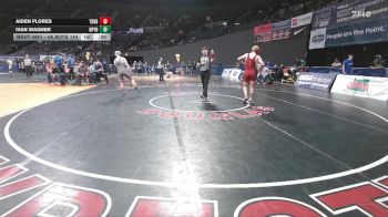 4A Boys 144 lbs Cons. Round 2 - Aiden Flores, The Dalles / Dufur Boys vs Ivan Wagner, Newport Boys