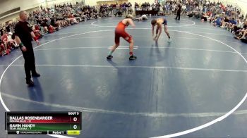 110 lbs Semis & 1st Wrestleback (8 Team) - Gavin Handy, Team Arizona vs Dallas Rosenbarger, Indiana Blue