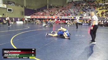 165 lbs Round 1 (16 Team) - Bryce McDonough, Luther vs Jack Richardson, Johnson & Wales (RI)