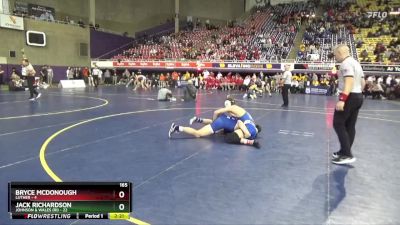 165 lbs Round 1 (16 Team) - Bryce McDonough, Luther vs Jack Richardson, Johnson & Wales (RI)