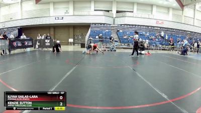 87 lbs Round 3 - Kenzie Sutton, Amped Wrestling Club vs Iliyah Sailas-Lara, Pomona Elite (PWCC)