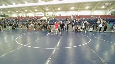 56 lbs Champ. Round 1 - William Rosas, Sanderson Wrestling Academy vs Bennett Flink, Hook Em W.C