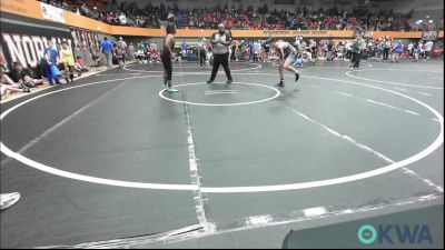 155 lbs Semifinal - Paxton Behrens, SOWA vs Isaac Jones, Lawton Legends Youth Wrestling