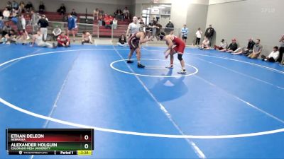 174 lbs Cons. Round 5 - Alexander Holguin, Colorado Mesa University vs Ethan DeLeon, Nebraska