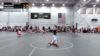 84 lbs Round 1 (4 Team) - Owen Macoff, Rattlers Siggy Style vs Kallen Burke, Mavericks