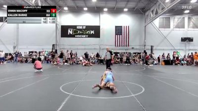 84 lbs Round 1 (4 Team) - Owen Macoff, Rattlers Siggy Style vs Kallen Burke, Mavericks