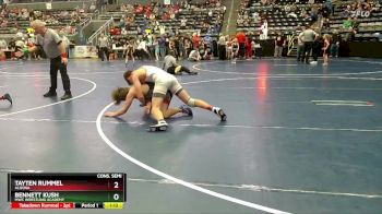 160 lbs Cons. Semi - Tayten Rummel, Algona vs Bennett Kush, MWC Wrestling Academy