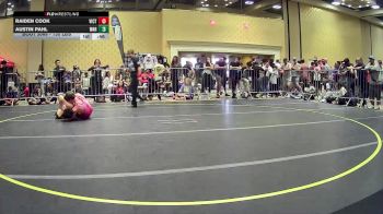 130 lbs 2nd Place - Raiden Cook, Victory Wrestling-Central WA vs Austin Pahl, War