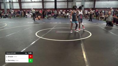 105 lbs Consi Of 8 #2 - Jesiah Shade, Team Quiet Storm vs Joshua Gormley, Cordoba Trained