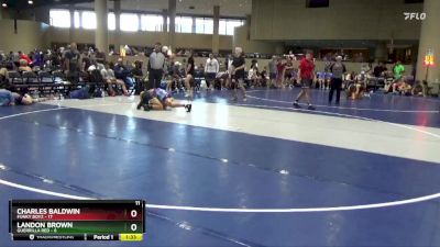 138 lbs Semis & 5th Wb (32 Team) - Landon Brown, Guerrilla Red vs Charles Baldwin, Funky Boyz