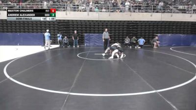 125 lbs Semifinal - Maxton Chalmers, Pittsville vs Andrew Alexander, Burnham