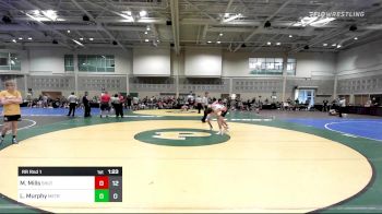 120 lbs Rr Rnd 1 - Mason Mills, Team Shutt Penguin vs Logan Murphy, MetroWest United Red