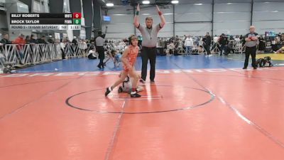 72 lbs Round 2 - 10:45am Saturday - Brock Taylor, POWA vs Billy Roberts, Minnesota Funky Singlets