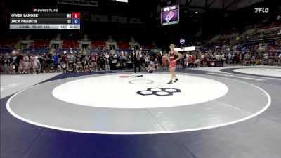 126 lbs Cons. Rd Of 128 - Owen LaRose, MN vs Jack Francis, CT