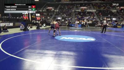 141 lbs Champ. Round 1 - Sam Kotch, TCNJ vs Sam Lorenz, Wis.-La Crosse