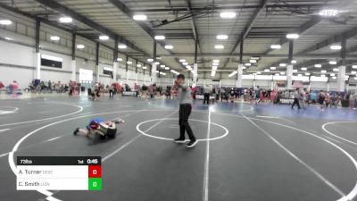 73 lbs Consi Of 8 #1 - Alletta Turner, Desert Dogs WC vs Cedar Smith, Lions WC