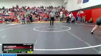 182 lbs Cons. Round 3 - Flor Reyes, Lebanon vs Ally Overcash, West Washington