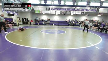 105 lbs 2nd Wrestleback (8 Team) - Jasmine Morales-Cuin, Jordan vs Salma Gonzalez-Santos, Gilmer County