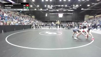 138 lbs Quarterfinal - Riley Dilka, Lansing HS vs AJ Ward, Basehor-Linwood HS