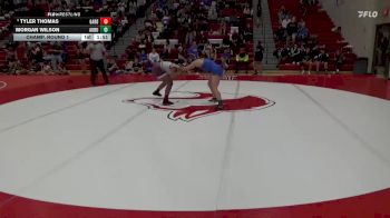 145 lbs Champ. Round 1 - Tyler Thomas, Gardendale Hs vs Morgan Wilson, Auburn