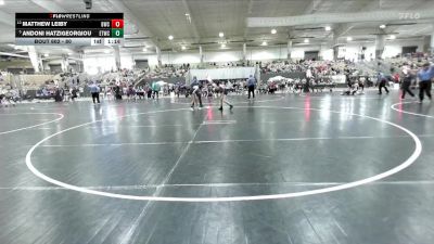 80 lbs Champ. Round 1 - Andoni Hatzigeorgiou, Eagle Talon Wrestling Club vs Matthew Leiby, Blackman Wrestling Club