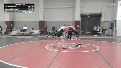 133 lbs 3rd Place - Troy Hohman, NC State vs Mason Leiphart, Franklin & Marshall