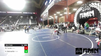 58 lbs Semifinal - Michael Turner, Green River Grapplers vs Hayes Steinseifer, Thorobred WC
