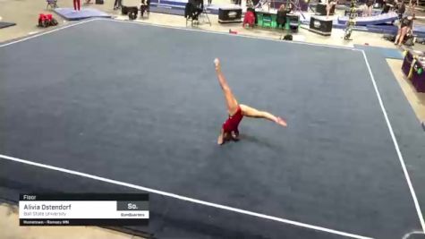 Alivia Ostendorf - Floor, Ball State University - 2021 GymQuarters Invitational